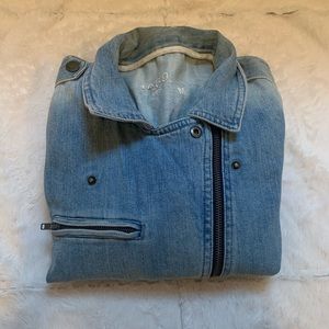 Gap denim moto jacket